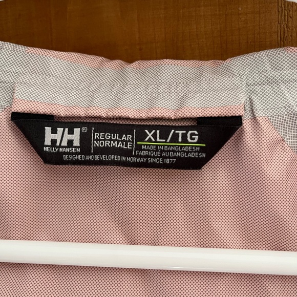 Helly Hansen Yu Ervik Waterproof Rain Full Zip Up Jacket in Red size XL - Picture 4 of 10